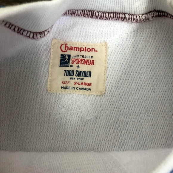 Champion x Todd Snyder NY Ribbed Logo Pullover - Picture 7 of 8